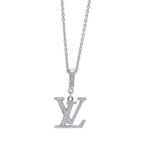 louis vuitton mens gold necklace|louis vuitton monogram chain necklace.